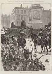 The Riots in London on Sunday, 13 November, Defence of Trafalgar-Square